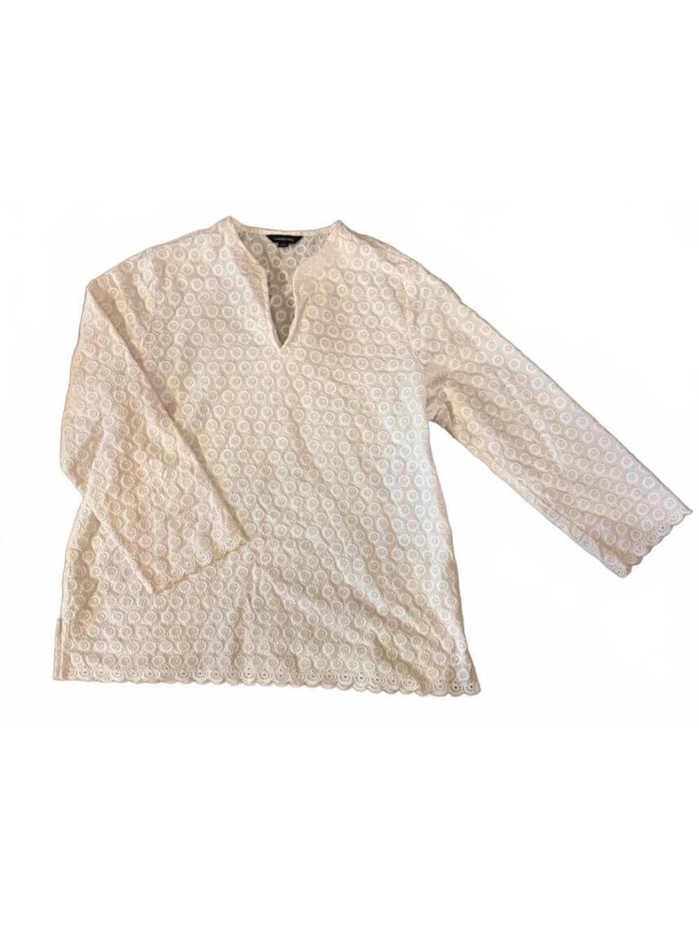 NWOT Lands' End Women's Eyelet Tunic - Size Large